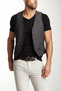 Vest Outfits Men Casual, Vest Outfits Men, Mens Vest Casual, Mens Vest Fashion, Men Vest, Boots Outfit Men, Canadian Fashion, Classy Outfits Men