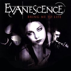 evanesece bring me to life album cover with an image of a woman in the background