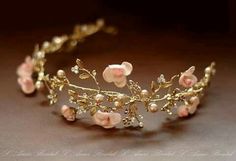 Boho Bridal Headband, Boho Headpiece, Boho Flower Crown, Bridal Headdress, Gold Tiara, Bridal Flower Crown, Bridal Flower, Bridal Fashion Jewelry, Mode Boho