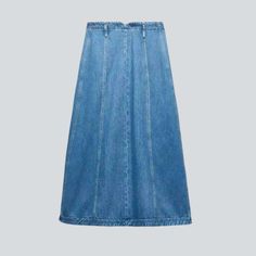 Make a statement this summer with our Nineties-trend long denim skirt from the 2023 Spring-Summer Collection! An iconic combination of contemporary fashion and nostalgic grunge. this mid-waisted skirt is patterned to hug your silhouette. ensuring you look effortlessly chic while feeling relaxed.Key Highlights: Grunge Galore: Inspired by the iconic '90s grunge movement. this skirt exudes an effortlessly cool attitude. Distinctive Seams & Washed Pattern: Expertly crafted seams and wear and tear. c Denim Maxi Skirt For Summer, Summer Dark Wash Denim Maxi Skirt, Summer Denim Maxi Skirt In Dark Wash, Long Denim Blue Skirt For Summer, Denim Blue Long Skirt For Summer, Summer Denim Blue Lined Skirt, Summer Lined Denim Blue Denim Skirt, Summer Denim Blue Lined Denim Skirt, Trendy Long Denim Skirt For Summer