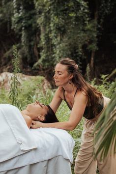 Massage in nature Hot Stone Massage Photography, Outdoor Massage, Meditation Woman Photography, Body Massage Spa Photography