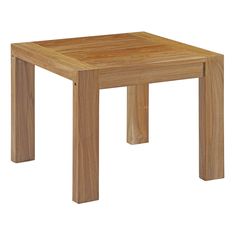 a small wooden table with one leg missing the top and two legs missing the bottom