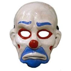 Collegeville Vintage Clown Mask Costume w Box Halloween Michael Myers on PopScreen Mask Png, Joker Mask, Joker Clown, Batman Dark Knight, Batman Costumes, Joker Face, Batman Dark