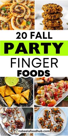 20 fall party finger foods that are delicious and easy to make