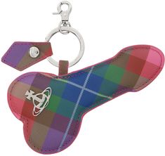 Find VIVIENNE WESTWOOD Multicolor Flat Penis Keychain on Editorialist. Keychain in multicolor saffiano faux-leather and silver-tone metal. · Check pattern throughout · Padded graphic charm with logo hardware · Keyring and lobster-clasp fastening · H5.5 x W6 Supplier color: Candy tartan Vivienne Westwood Keychain, Punk Keychain, Candy Keychain, Punk Ideas, Felt Keychain, Bead Keychain, Color Candy, Christmas Accessories, Handbag Wallet