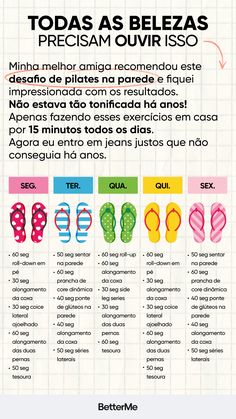 a poster with different types of flip flops and sandals on it's side