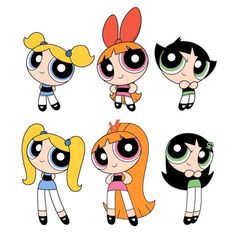 the powerpuff girls cartoon characters