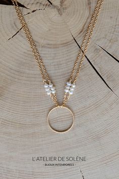 Simple Jewelry Design, Handmade Jewellery Ideas Necklaces, Diy Gold Necklace, Diy Wire Jewelry Rings, Fancy Jewelry Necklace, Diy Jewelry Necklace, Diy Wire Jewelry