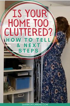 is your home too cluttered To Tell