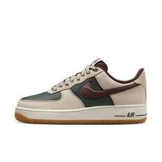 Nike Air Force 1 '07 (FQ8823-236) Earth Vintage, Air Force Shoes, Some Things Never Change, Nike Air Force 1 07, Nike Air Force 1 Low, Mens Nike Air, Swag Shoes, Air Force 1 Low, Brown Shoe