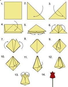 how to make an origami bird with paper - step by step instructions for