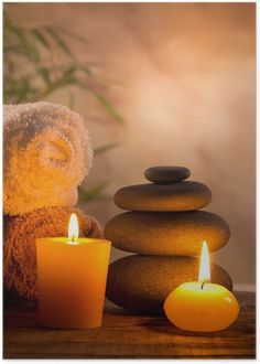 Massage Room Design, Spa Room Decor, Spa Candle, Esthetician Room, Massage Stones, Aromatic Candles, Candle Canvas, Spa Decor, Relaxation Room