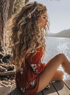 Spiral Perm, Hairstyle Youtube, Long Face Hairstyles, Cute Curly Hairstyles, Curl Styles, Long Curls, Permed Hairstyles, Short Curly Hair