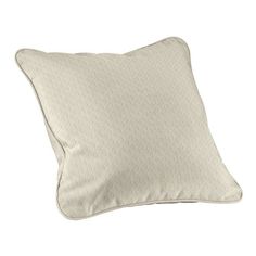 a white pillow on a white background