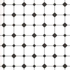 a black and white tile pattern with squares