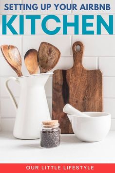 Airbnb Kitchen Essentials: A Complete Checklist For Hosts Airbnb Kitchen, Kitchen Essentials Checklist, Grocery List Printable Free, Airbnb Hosting, Small Kitchenette, Hosting Tips, Organize Your Kitchen, Kitchen Drawer Organization, Airbnb Host