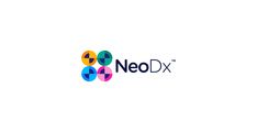 the logo for neodx, which is designed to look like an abstract geometric design