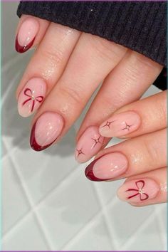 Nails Inspo For Winter 2024, Cute Quick Nail Designs, Gel Nails Birthday Ideas, Nail Ideas November 2024, Wi Ter Nails, Nail Inspo Winter 2024, Nail Art Designs Winter 2024, Nail Art With Bow, Winter Birthday Nail Ideas