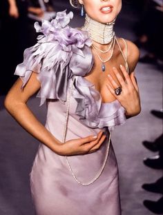 1997 Fashion, Jasmin Tookes, Runway Vintage, Dior By John Galliano, Vintage Details, Doutzen Kroes