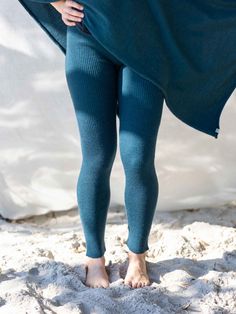 Our beautifully soft 100% merino wool leggings are a rib knit, which combined with wool's natural elasticity ensures they stay up, stay on, don't sag and retain their shape year after year, wear after wear. They are warm enough to wear alone and low profile enough to wear as a layer under other pants. Features: High rise Rib knit for stretch & comfort Temperature regulating Anti odor and breathable Easy care and quick drying Okeo-Tex100 free from harmful chemicals Composition: 100% merino wool, Wool Leggings, Rib Knit Fabric, Leggings For Women, Knit Leggings, Wool Knit, Knitting Women, Harmful Chemicals, Silver Man, Baby Shop