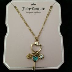 Brand New Ready To Ship Juicy Couture Necklace, Couture Necklace, Girly Jewelry, Juicy Couture, Womens Jewelry Necklace, Jewelry Necklaces, Womens Sizes, Necklaces, Women Jewelry