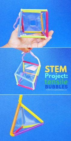 Bubble Activities, Fun Stem Activities, Tensile Structures, Kid Experiments, Project For Kids, Learning Shapes, Engineering Projects