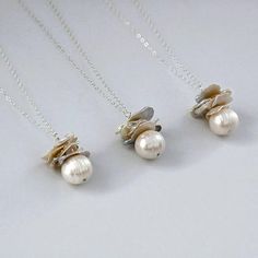 Pearl Baroque, Baroque Pearl Pendant, Pearl Statement Necklace, Pearl Jewelry Necklace, Pearl Pendant Necklace, Jewelry Creation, Jewelry Projects, Baroque Pearls, Pearl Pendant