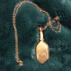 Antique Brass Perfume Necklace. Necklace Is 14” Long. Perfume Necklace, Jewelry Antique, Solid Perfume, Necklace Necklace, Antique Gold, Antique Brass, Antique Jewelry, Womens Jewelry Necklace, Jewelry Necklaces