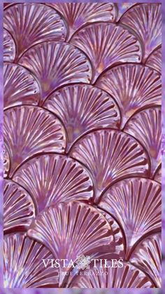 an image of the back side of a purple background with lots of fan shaped shapes