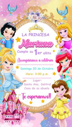 the princess birthday party is in spanish