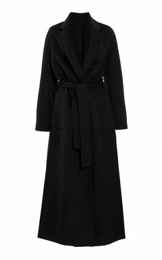 Double Wool Long Coat by ELIE SAAB for Preorder on Moda Operandi Long Wool Coat, Womens Winter, Brown Coat, Top Coat, Style Board, Wearing Black, Long Coat