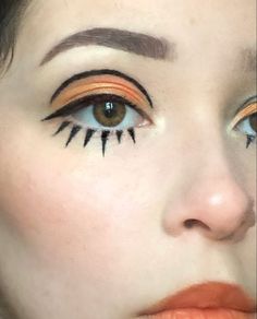 ❀ Valentina Romée ❀ 60s Makeup, Retro Makeup, Swag Makeup, Edgy Makeup, Clown Makeup