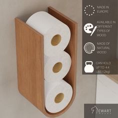 Organize your bathroom with this wall-mounted wooden toilet paper holder that doubles as a floating wood shelf. Perfect for small bathroom storage ideas, it holds multiple rolls and provides extra space for decor or essentials. Whether used as a toilet paper stacker for bathrooms or a stylish decorative shelf, this shelf is designed to fit into your home no matter how your interior looks. Key Features:Multi-Roll Toilet Paper Storage: Holds spare rolls, making it a perfect toilet paper storage ho Toilet Paper Wall Storage, Spare Toilet Paper Holder Ideas, Toilet Paper Storage Ideas, Over The Toilet Storage Ideas, Paper Storage Ideas, Floating Wood Shelf, Unique Toilet Paper Holder, Wooden Toilet Paper Holder, Diy Toilet Paper Holder