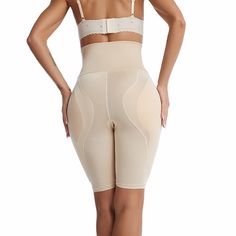 Whether you want to put this on as part of your daily wear simply during your workouts. This is your all in one butt lifter shapewear shorts has an in-built waist trainer, and hip pads to enhance your shape. Highlights 3 hook row closure for size adjustment and additional tightness when needed Removable pads to enhance and shape the hips & butt Shapes and lifts the buttocks Available in Black and Beige Material: Polyester & Spandex We Ship From The USA OUR PROMISE TO YOU Easy Refunds. Buyer Prot Shapewear Shorts, Full Body Shaper, Hips Dips, Hip Pads, Body Shapewear, Mesh Bodysuit, Women's Shapewear, Waist Cincher, Waist Trainer