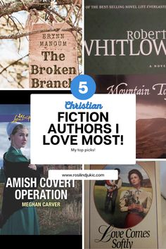 the covers of five fiction authors i love most, which one is for you?