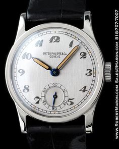 Patek Philippe 96/A (1943) Patek Phillipe, Patek Philippe Calatrava, Patek Philippe Watches, Vintage Timepiece, Small Watch, Patek Philippe Aquanaut, Classy Men