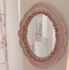 Baroque Desktop Art Mirror Desktop Mirror, Mirror For Bedroom, Baroque Mirror, Mirrors For Makeup, Baroque Decor, Styled Desktop, Desk Mirror, Mirror Large, Heart Mirror