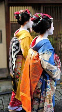 Geisha Woman, Japanese Pictures, Look Kimono, Japan Culture