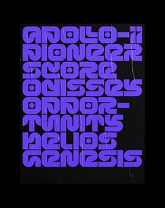 an image of the letters and numbers that appear to be made out of purple paper