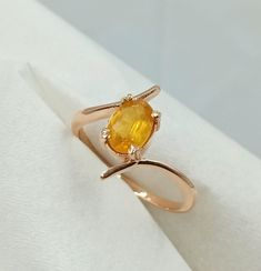 Natural Citrine Ring-Citrine Stacking Ring-Dainty Citrine Ring-Sterling Silver Ring-Natural Citrine Oval Ring-14k Gold Ring-Birthstone Ring. --->Ring details: - Theme : Romantic Wedding & Engagement - Gemstone- Natural Citrine Ring  - Stone Size : 5 x 7 mm - Metal Type: brass and 925 Sterling Silver, also available in 14K White Gold,14K Rose Gold,14K Yellow Gold - Weight: 2.80 gram approx (Note:- Weight can be more or less according to the size of the ring) - Ring Size: I offer more than one (Co Oval Citrine Ring, Rose Gold Citrine Rings Gift, Citrine Wedding Ring, Yellow Citrine Ring, Yellow Sapphire Ring, Citrine Jewelry, Promise Ring Gift, Simple Ring, Ring Birthstone