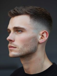 Exploring 33 Diverse Crew Cut for Men Ideas: Best Styles from Tapered Fades to Textured Tops Crop Hair, Cool Mens Haircuts, Long Hair On Top, Fade Styles, Clip Hairstyles, Mens Haircuts Fade, Crew Cut, Oval Face