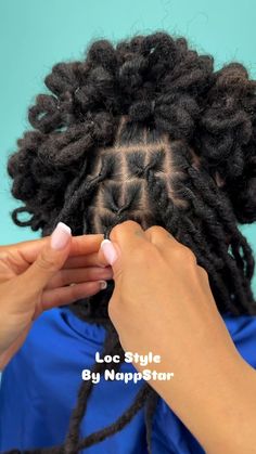 Annette Roche | Your Locs are never too short for a style ✨ book your appointment www.NappStar.com #locs #locstylesforwomen | Instagram Loc Wedding Styles, Book Appointment Now, Let's Get Married