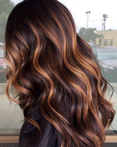 Long Winter Hair Color, Winter Hair Colors, Hair Color Auburn, Brown Hair Balayage, Winter Hair Color, Winter Hair, Hair Shades, Brown Blonde Hair, Hair Color Balayage