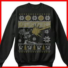 Yes! Xmas Shirts, Anime Outfits, Ugly Sweater, Christmas Sweatshirts, Classic Shirt, Limited Editions, Men Short Sleeve, Cosplay Costumes, Pop Culture