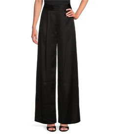 Muse by Marchesa Spruce Satin High Rise Pleated Point Straight Tuxedo Coordinating Pants | Dillard's Sleek Wide-leg Silk Pants, Sleek Silk Wide-leg Pants, Silk Wide Leg Pants For Evening, Silk High-waisted Wide Leg Evening Pants, Sleek Satin Wide Leg Pants For Formal Events, Sleek Satin Wide Leg Pants For Formal Occasions, High-waisted Silk Wide Leg Pants For Evening, Silk High-waisted Wide Leg Pants For Evening, High Waist Silk Wide Leg Pants For Work