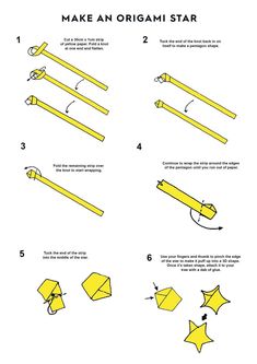 how to make an origami star