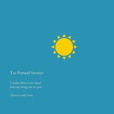 the sun is shining brightly against a blue background with an inspirational quote from tav parpadad savaiyae