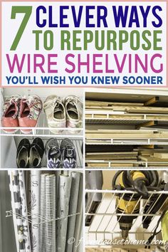 seven clever ways to repurpose wire shelving