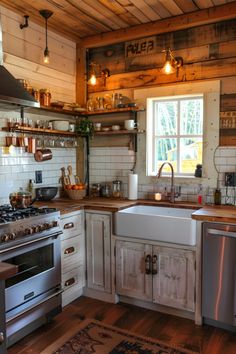 the kitchen is clean and ready for us to use