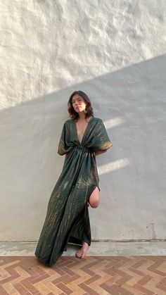 Hand Tie Dye Long Kaftan Goddess Dress Tie Dye Beach Cover - Etsy Goddess Like Dress, V-neck Maxi Dress With Natural Dye For Summer, Hand Dyed Maxi Dress, Earthy Green Outfits, Flowy Hand Dyed Tie Dye Maxi Dress, Flowy Tie-dye Hand Dyed Maxi Dress, Summer Tie Dye Maxi Dress With Natural Dye, Flowy Maxi Dress With Natural Dye, Summer Tie-dye Maxi Dress With Natural Dye